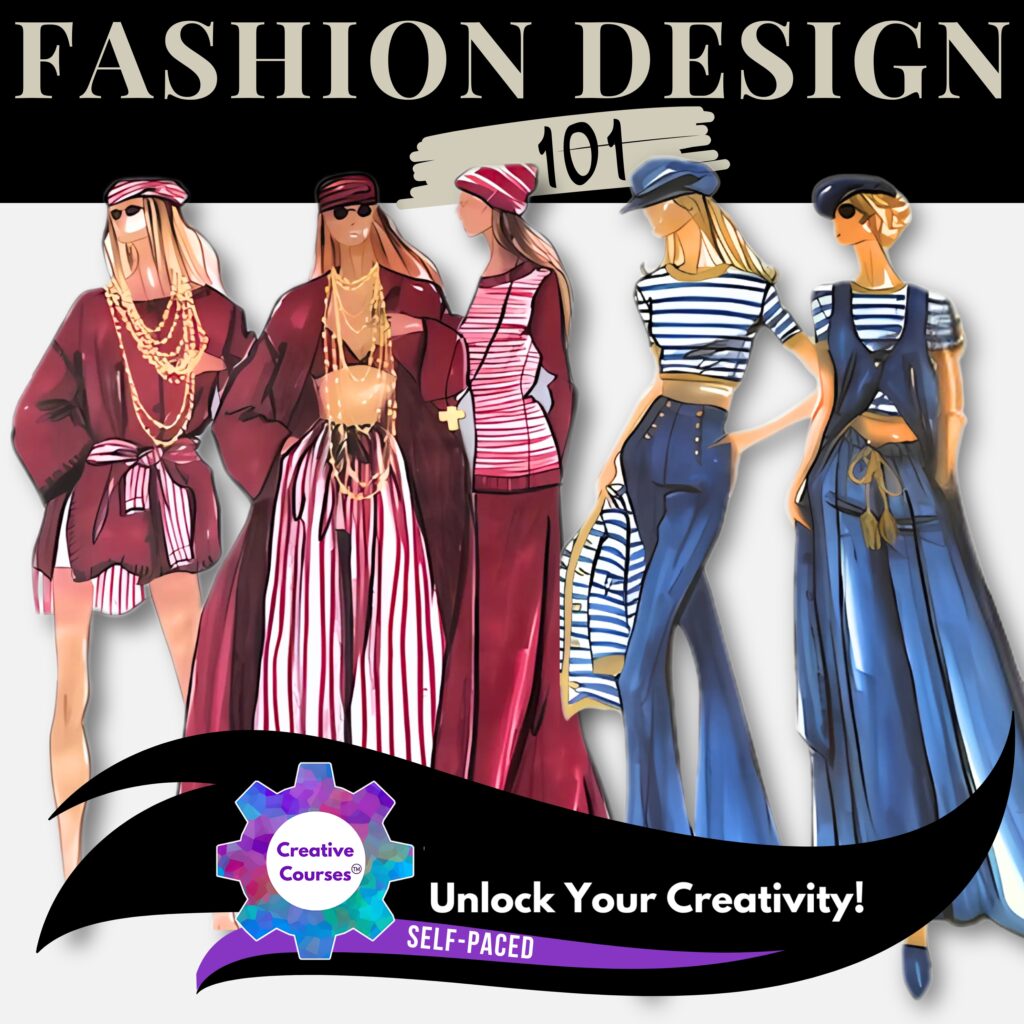 Fashion Design Full Course | 5 Weeks Sketching, Concept, Design Skills F.I.T NY | Asynchronous