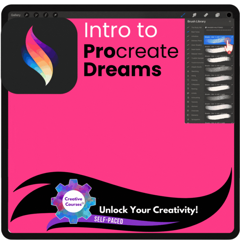 Intro to Procreate Dreams Classes for kids