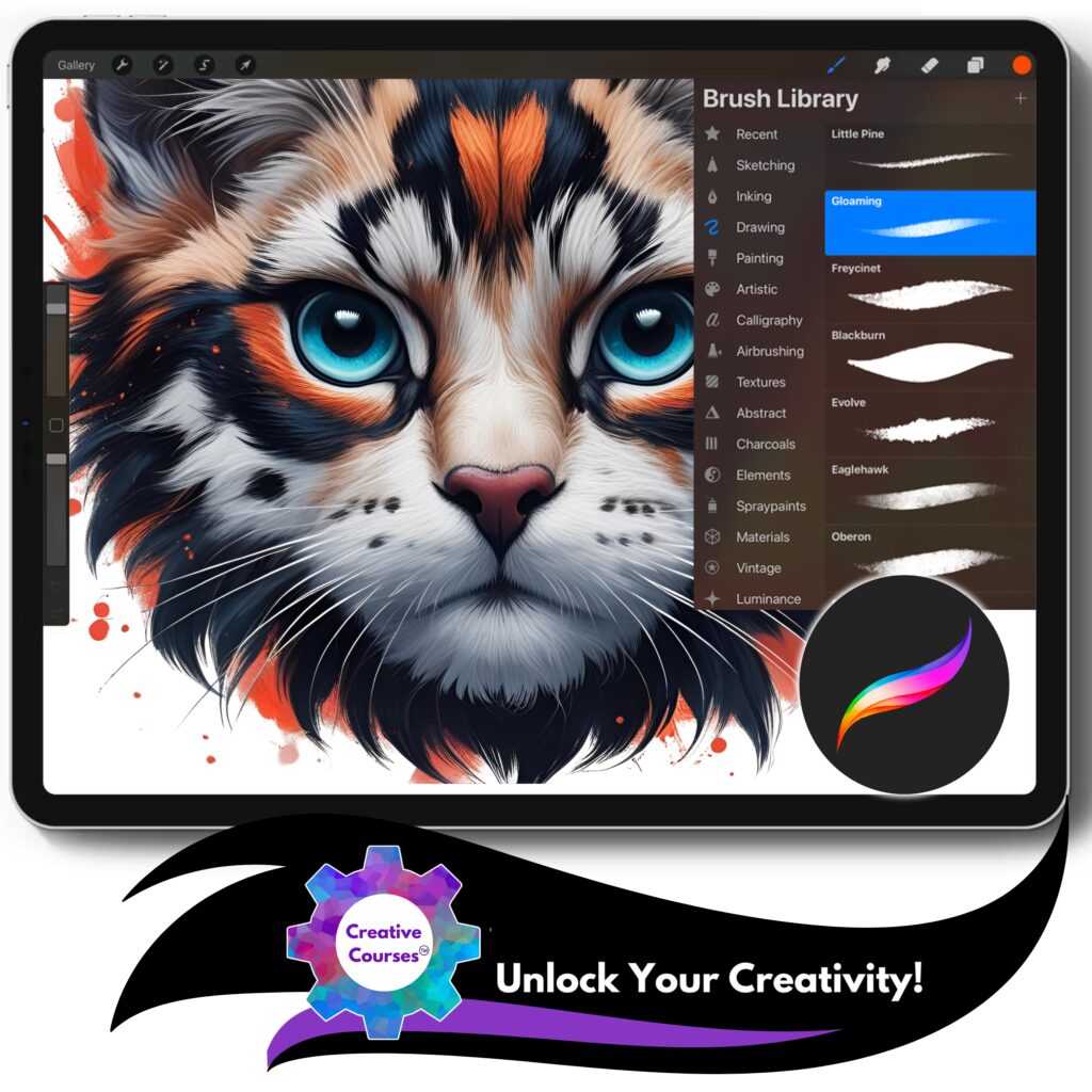 Procreate Digital Art Club: Beginner Drawing, Painting, Shading & Styling