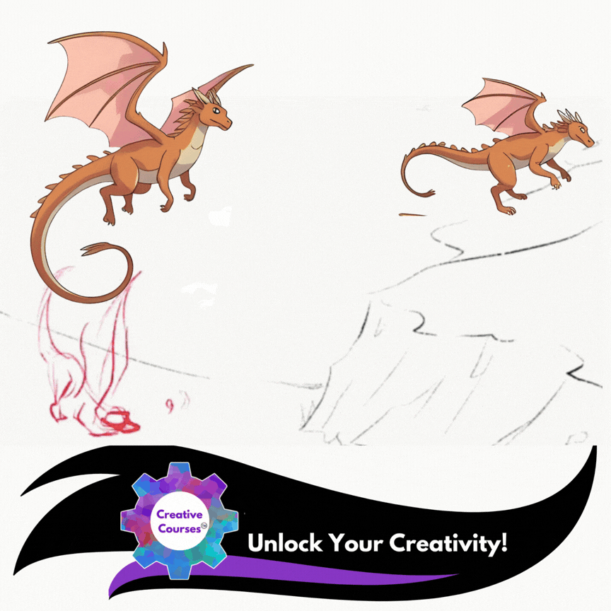 Learn to Animate Dragons! Digital 2D Animation to Bring Dragon Art to Life