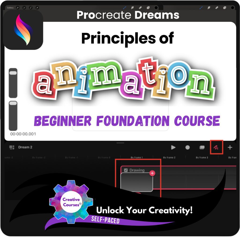 Principles of Animation in Procreate Dreams | Animation Pathway Foundation #2 (self-paced)