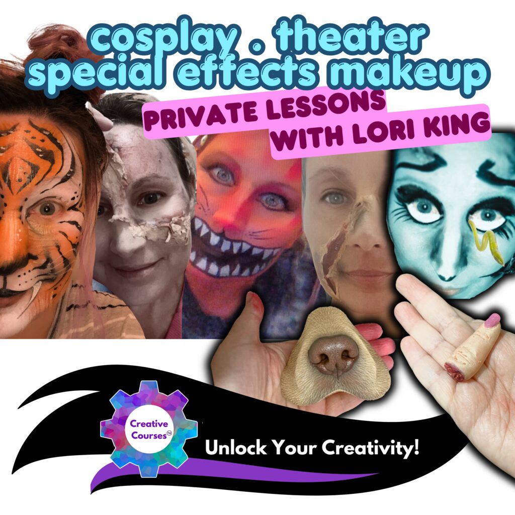 1:1 Private Face Painting, Cosplay & SFX Makeup (Theater · Special Effects)