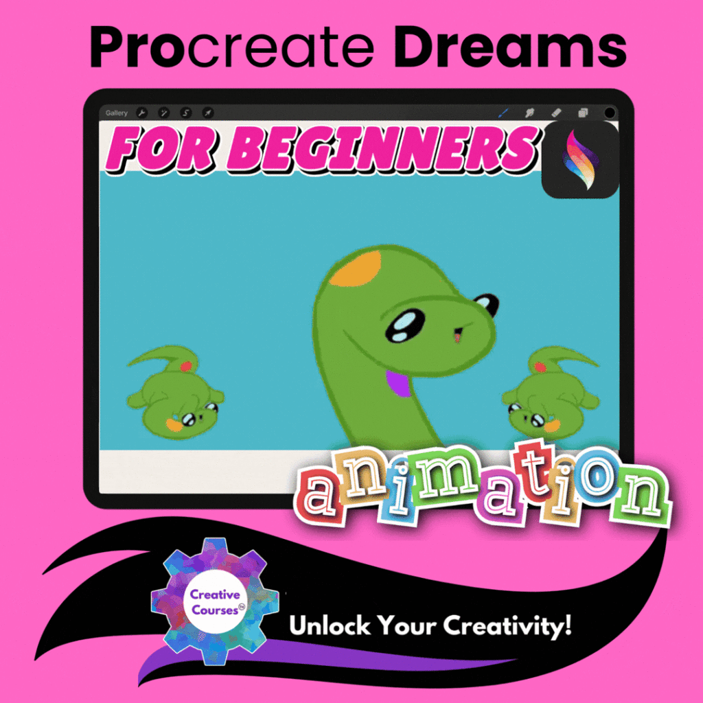 Level 1 Beginner Procreate Dreams 2D Animation : Weekly Club Live Online