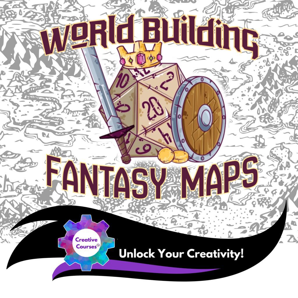 How to Draw Fantasy Maps: A Weekly Worldbuilding D&D Art Club