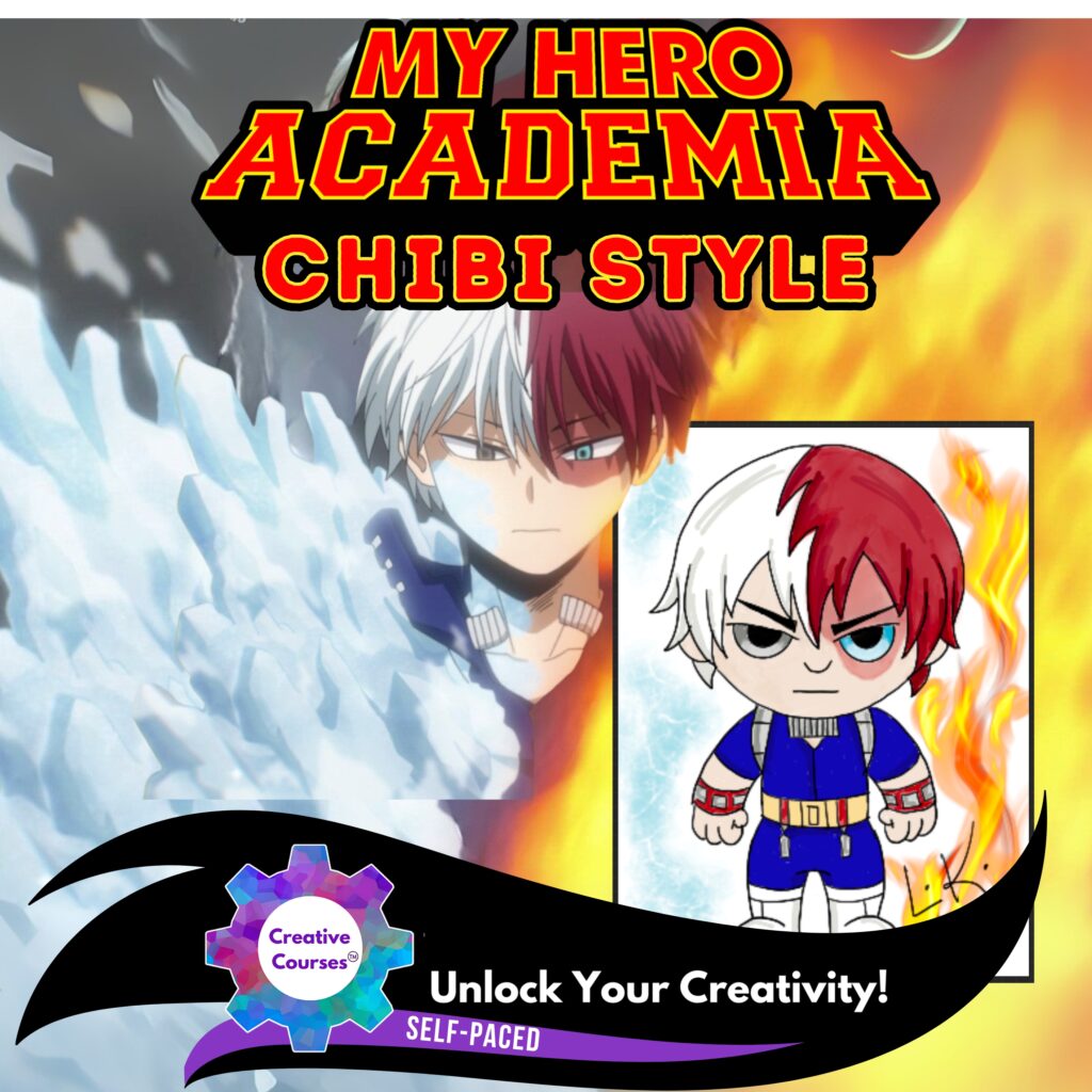 Step-By-Step Drawing | MY HERO Academia Chibi Anime Characters