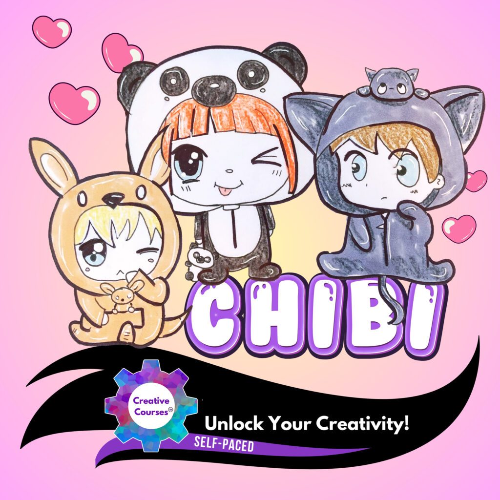 Step-By-Step Adorable Kawaii Chibi Characters in Animal Costumes With Pets!