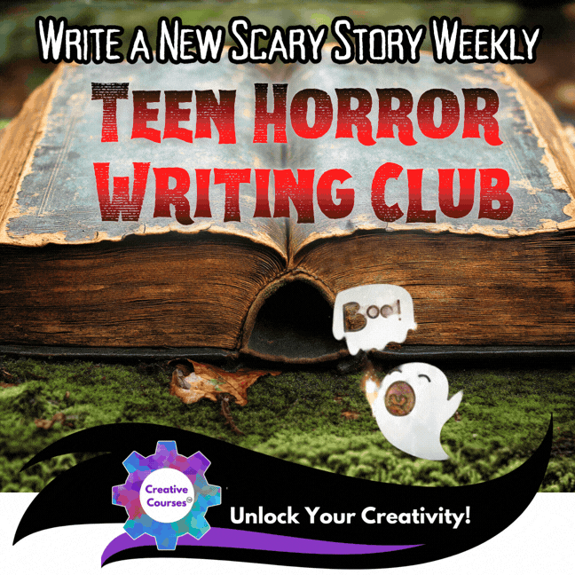 Teen Horror Writing Club: Write Creepy Stories & Scary Tales Weekly Live Online Class