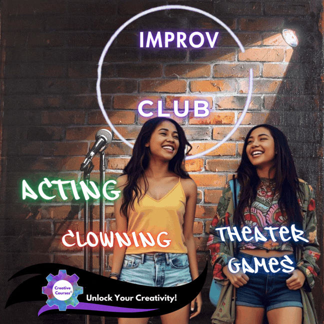 Improv Comedy Club: Clowning, Acting & Theater Games Workshop (Ages 13-18)